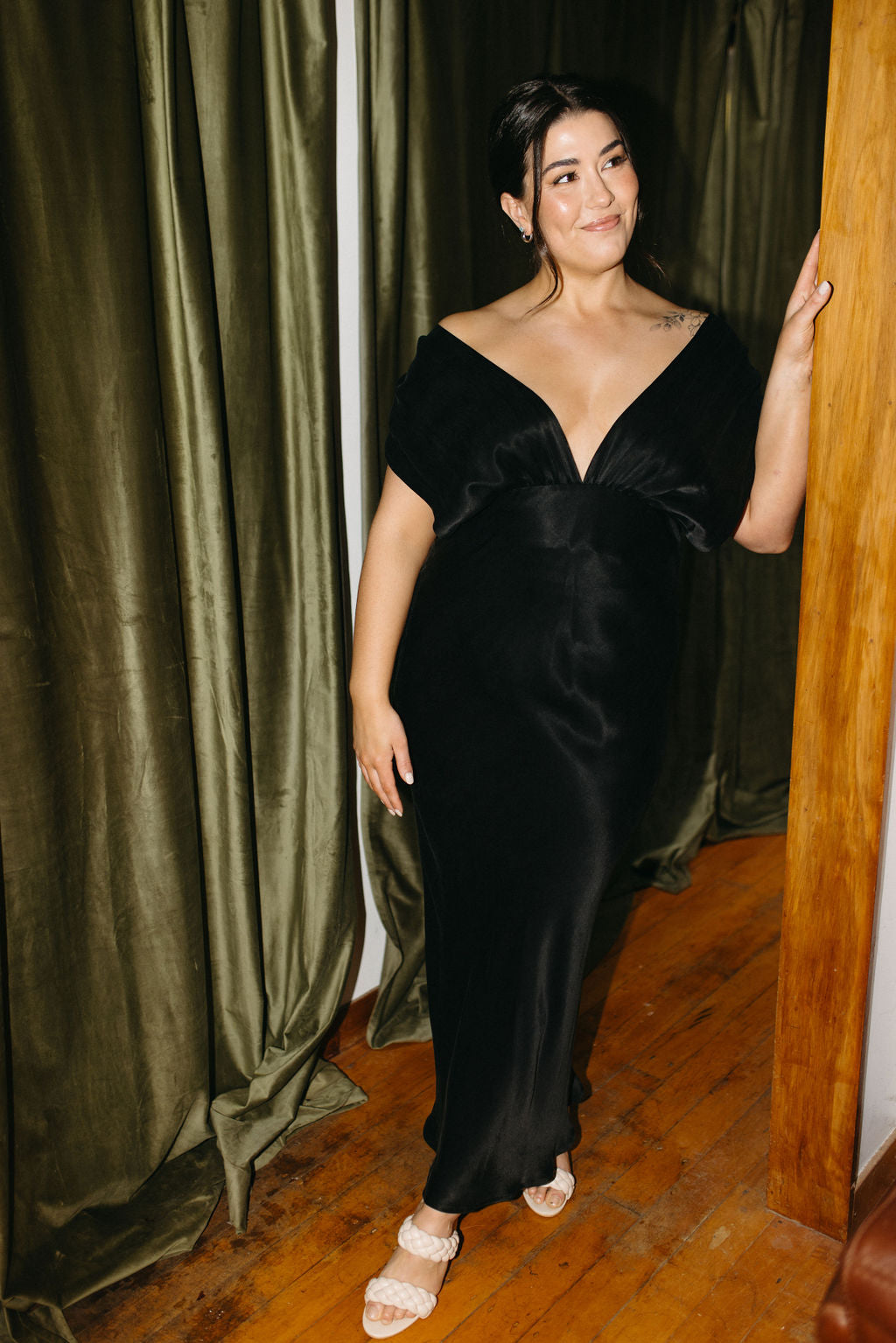 Monet Drape Dress