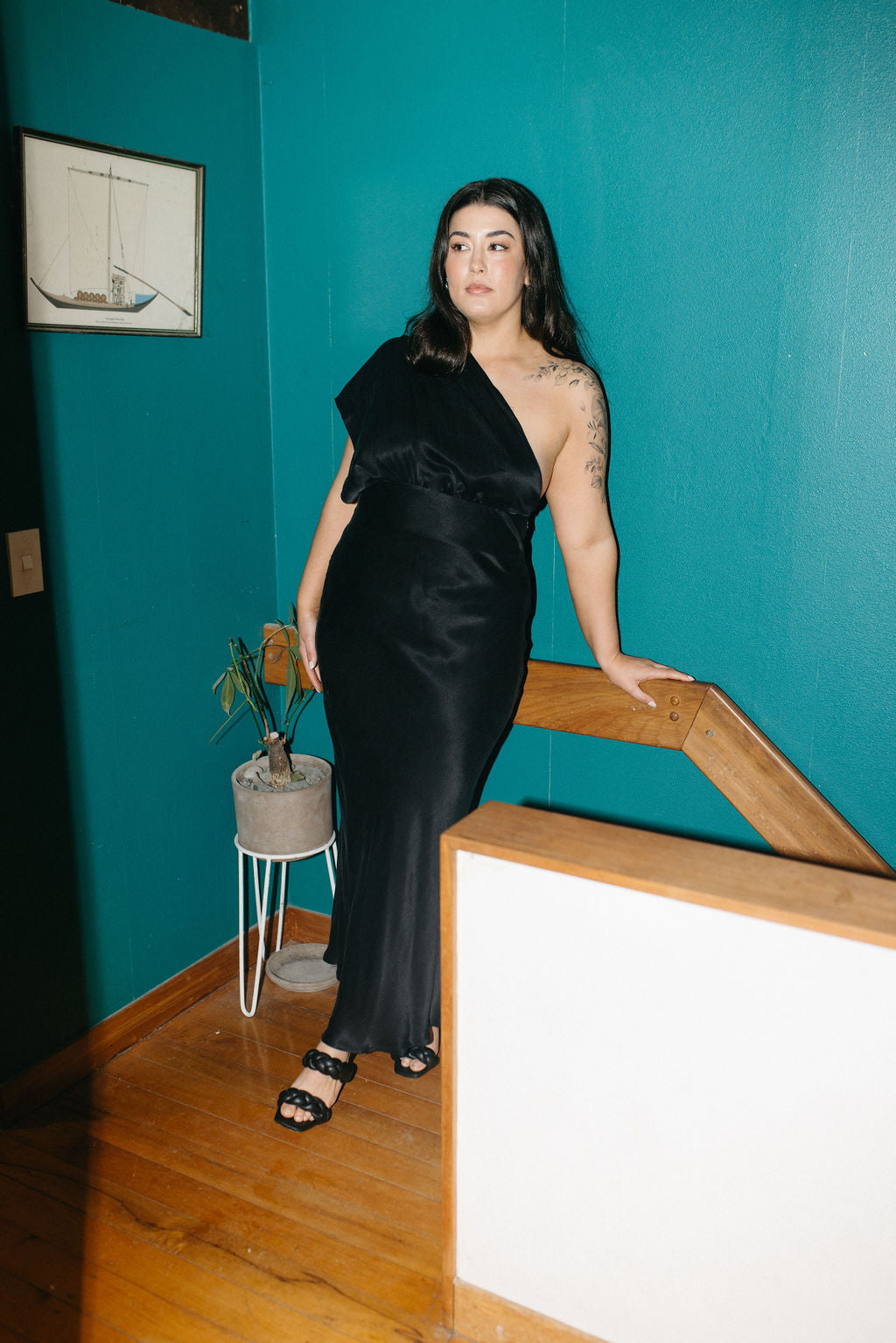 Monet Drape Dress