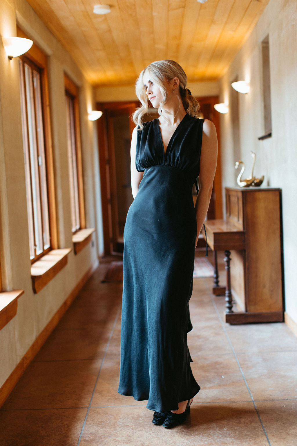 Monet Drape Dress