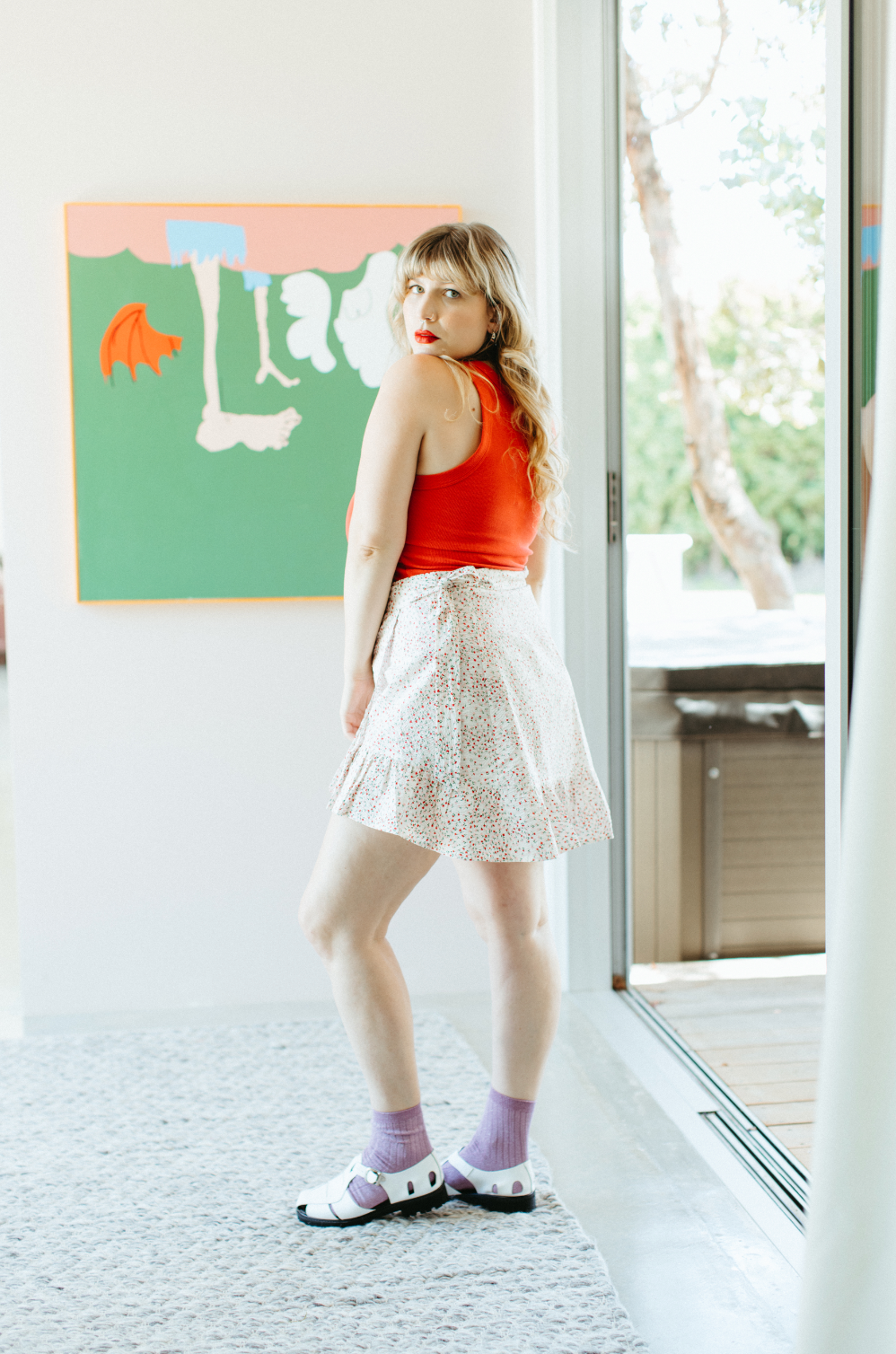 Floss Wrap Skirt - Petal