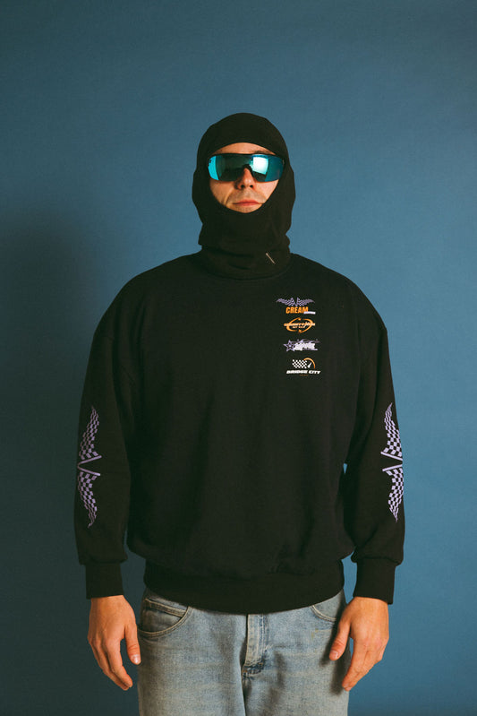 CREAM CREW NECK